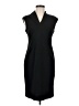 Spense Solid Black Cocktail Dress Size 8 - photo 1