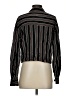 Zara Stripes Black Long Sleeve Blouse Size XS - photo 2