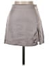 Isalis 100% Polyester Solid Gray Silver Casual Skirt Size XS - photo 1