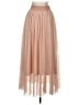 H&M 100% Polyester Tan Formal Skirt Size XS - photo 2