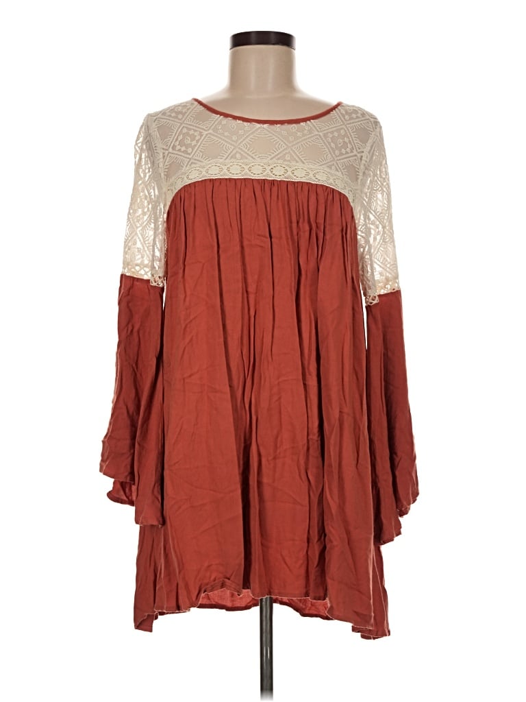 Pre-owned Umgee 3/4 Sleeve Blouse In Red