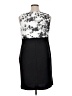 Maurices Graphic Black Cocktail Dress Size 16 - photo 2
