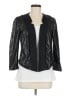 By Anthropologie 100% Polyester Metallic Black Blazer Size M - photo 1