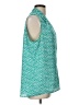 Laundry by Shelli Segal 100% Polyester Teal Sleeveless Blouse Size L - photo 4