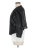 By Anthropologie 100% Polyester Metallic Black Blazer Size M - photo 5