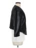 By Anthropologie 100% Polyester Metallic Black Blazer Size M - photo 4
