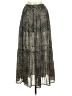 Unbranded Animal Print Silver Casual Skirt One size - photo 2