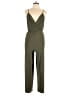 Kaileigh Solid Green Jumpsuit Size M - photo 1