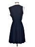 Tahari Solid Blue Cocktail Dress Size S - photo 2