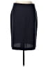 Theory Solid Blue Wool Skirt Size 10 - photo 2