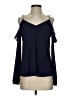 MICHAEL Michael Kors Blue Sleeveless Blouse Size S - photo 1