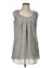 CAbi 100% Polyester Ivory Sleeveless Blouse Size L - photo 1