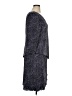 Connected Apparel 100% Polyester Gray Casual Dress Size 16 - photo 4