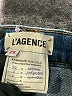 L'Agence Graphic Blue Denim Shorts Size 25 waist - photo 3