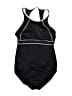 Lands' End Solid Black One Piece Swimsuit Size 10L - photo 1