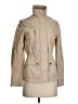 H&M 100% Cotton Solid Tan Jacket Size 2 - photo 1