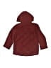 Perry Ellis 100% Polyester Solid Burgundy Coat Size 7 - photo 2