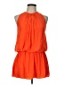 Ramy Brook 100% Polyester Solid Orange Cocktail Dress Size L - photo 1