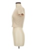 Bershka Tan Short Sleeve Top Size M - photo 5