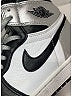 Air Jordan Silver 1 Retro High Sneakers Size 7 - photo 5