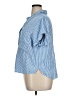 Universal Thread Stripes Blue Short Sleeve Blouse Size XL - photo 5