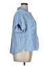 Universal Thread Stripes Blue Short Sleeve Blouse Size XL - photo 4