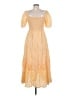 Shein 100% Polyester Yellow Casual Dress Size M - photo 2