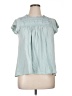 Ella Moss Teal Short Sleeve Blouse Size XL - photo 1