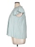 Ella Moss Teal Short Sleeve Blouse Size XL - photo 5