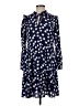 J.Crew Polka Dots Blue Casual Dress Size XS - photo 1