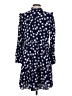 J.Crew Polka Dots Blue Casual Dress Size XS - photo 2