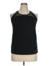 Nike 100% Polyester Black Active Tank Size XL - photo 1