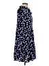 J.Crew Polka Dots Blue Casual Dress Size XS - photo 4