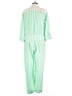 ASOS 100% Polyester Chevron-herringbone Green Jumpsuit Size 10 - photo 2