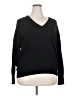 Boden 100% Cashmere Black Cashmere Pullover Sweater Size 20 - photo 1