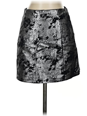 Honey Punch Faux Leather Skirt (view 1)
