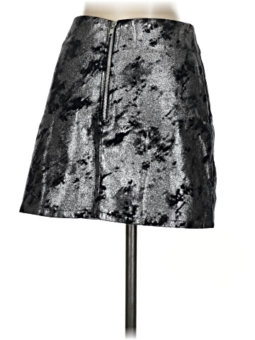 Honey Punch Faux Leather Skirt (view 2)