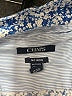 Chaps 100% Cotton Print Blue 3/4 Sleeve Button-Down Shirt Size XL - photo 7