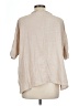 Hyfve 100% Cotton Tan 3/4 Sleeve Blouse Size L - photo 2