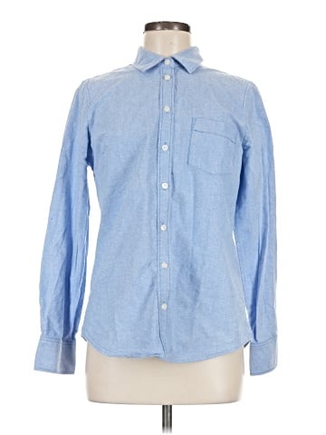J.Crew Factory Store Long Sleeve Button-Down Shirt (view 1)