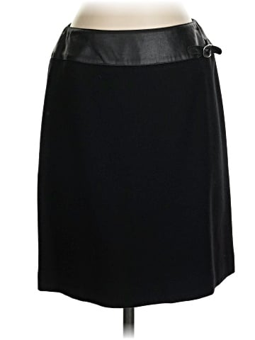 Petite Sophisticate Faux Leather Skirt (view 1)