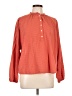 Universal Thread 100% Cotton Orange Long Sleeve Blouse Size L - photo 1