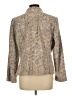 Chico's 100% Polyester Animal Print Gold Blazer Size Lg (2) - photo 2