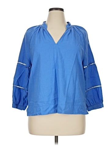 Ann Taylor LOFT 3/4 Sleeve Blouse (view 1)