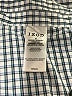 IZOD Checkered-gingham Blue White Long Sleeve Button-Down Shirt Size 5 - photo 3