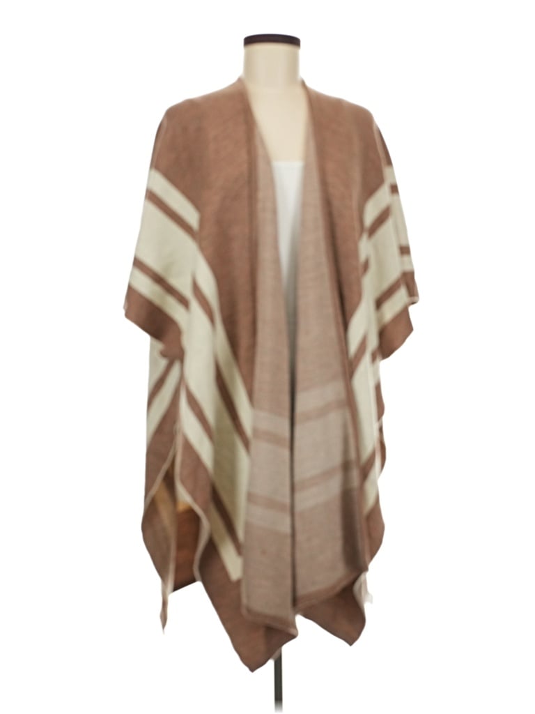 Pre-owned Ann Taylor Loft Poncho In Brown