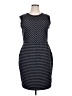 Merona Chevron-herringbone Gray Casual Dress Size XXL - photo 1