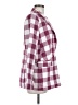 Liz Claiborne Checkered-gingham Burgundy Blazer Size 4 - photo 4