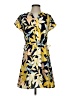 41Hawthorn 100% Polyester Print Yellow Casual Dress Size XS - photo 1