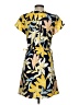 41Hawthorn 100% Polyester Print Yellow Casual Dress Size XS - photo 2